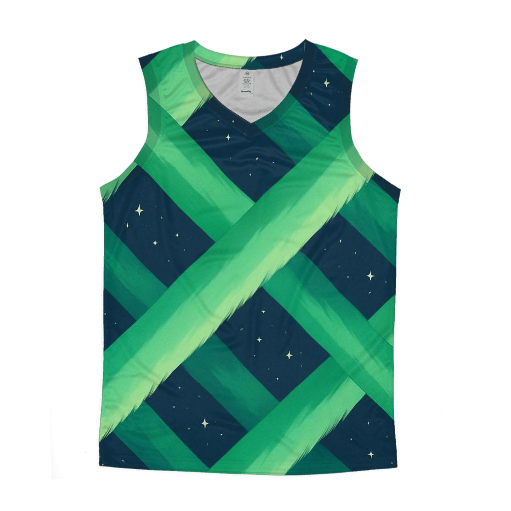 Aurora Ribbon Lattice trendy fitted tank tops
