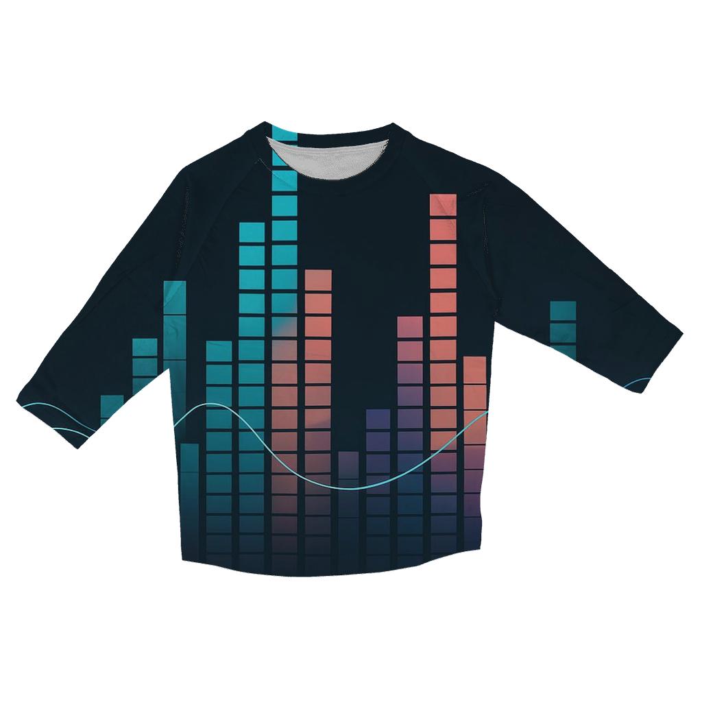 Floating Equalizer Cityscape fashion 3/4 sleeve shirts