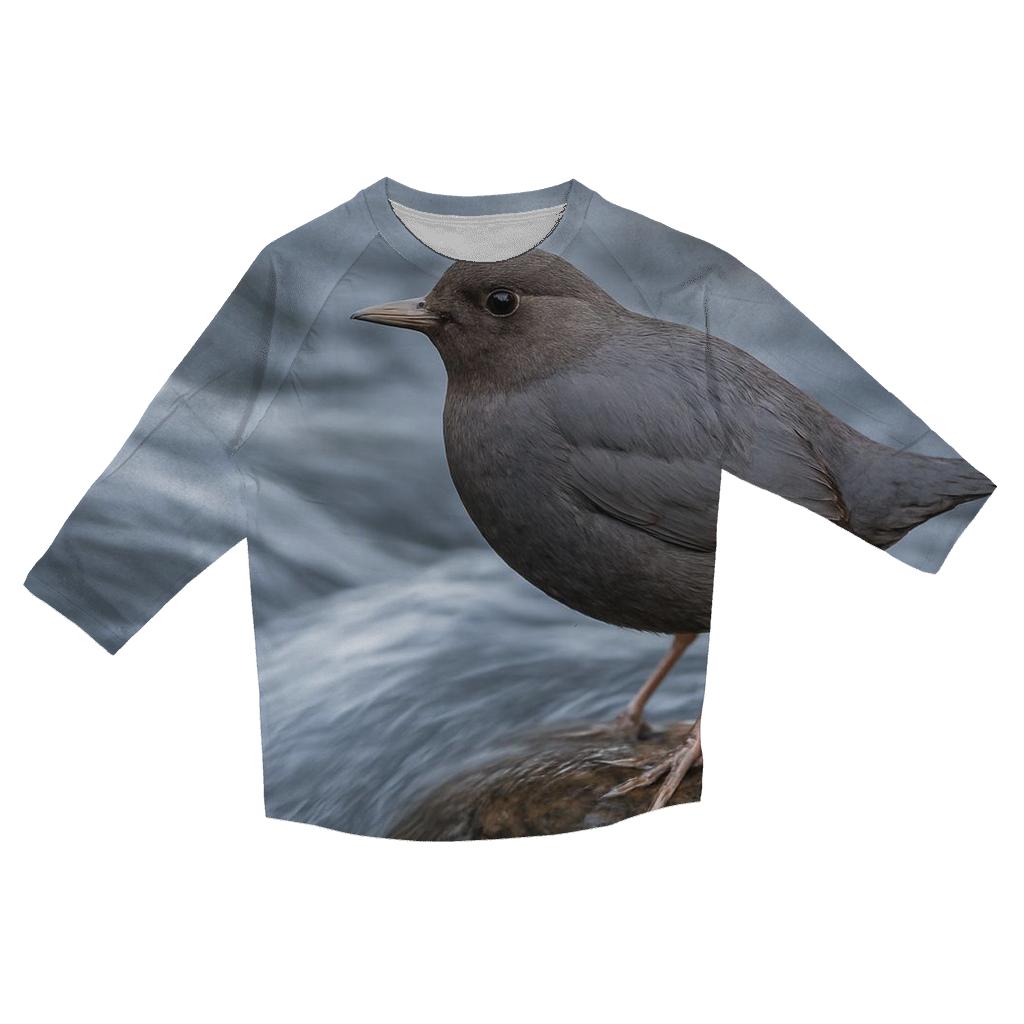 River Stones American Dipper cotton quarter sleeve shirts