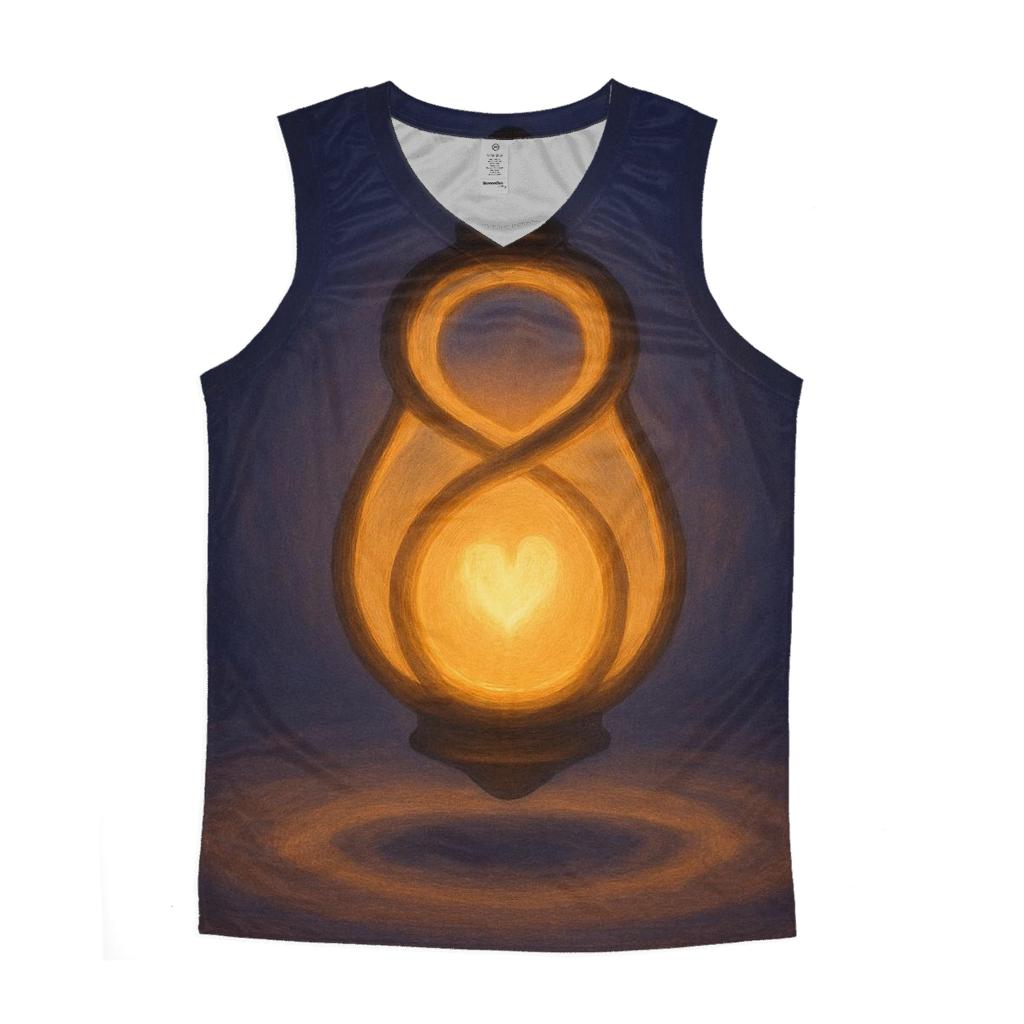 Infinite Heart Lantern sports performance tank tops