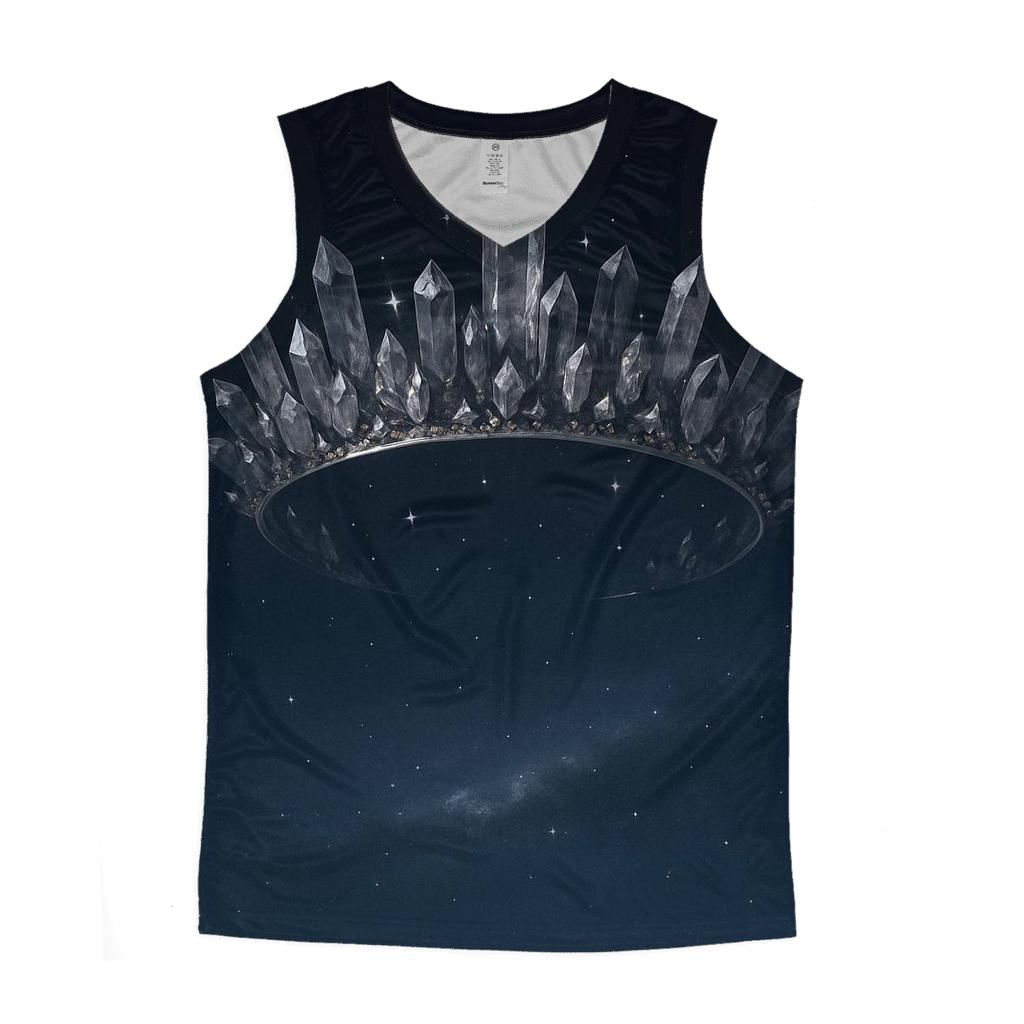 Crystal Constellation Crown personalized athletic tanks
