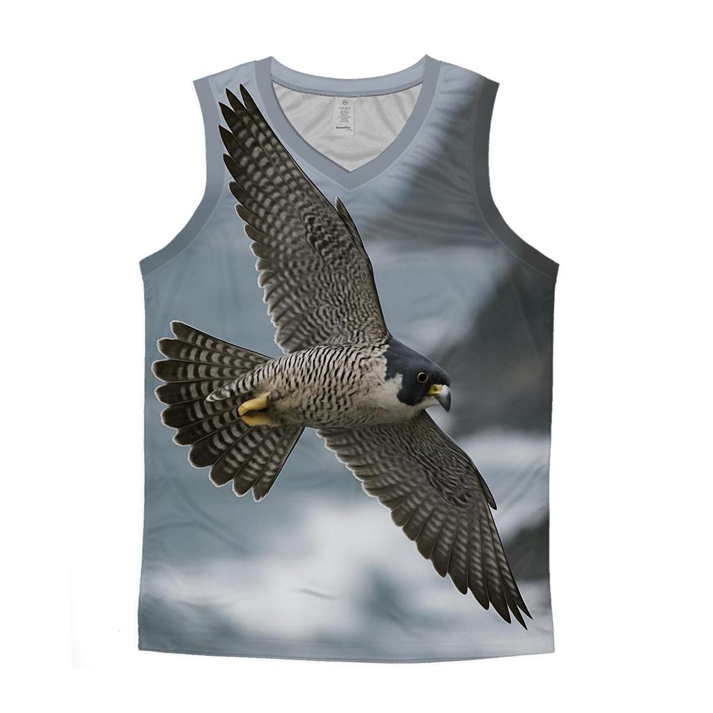 Surf Break Hunter Peregrine Falcon cotton sleeveless tops