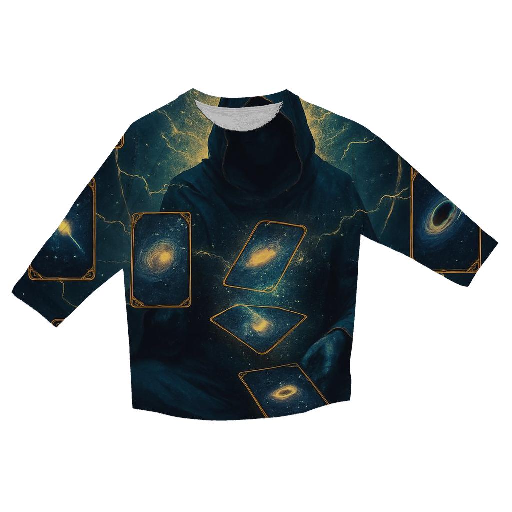 Quantum Tarot Sky casual three quarter sleeve shirts