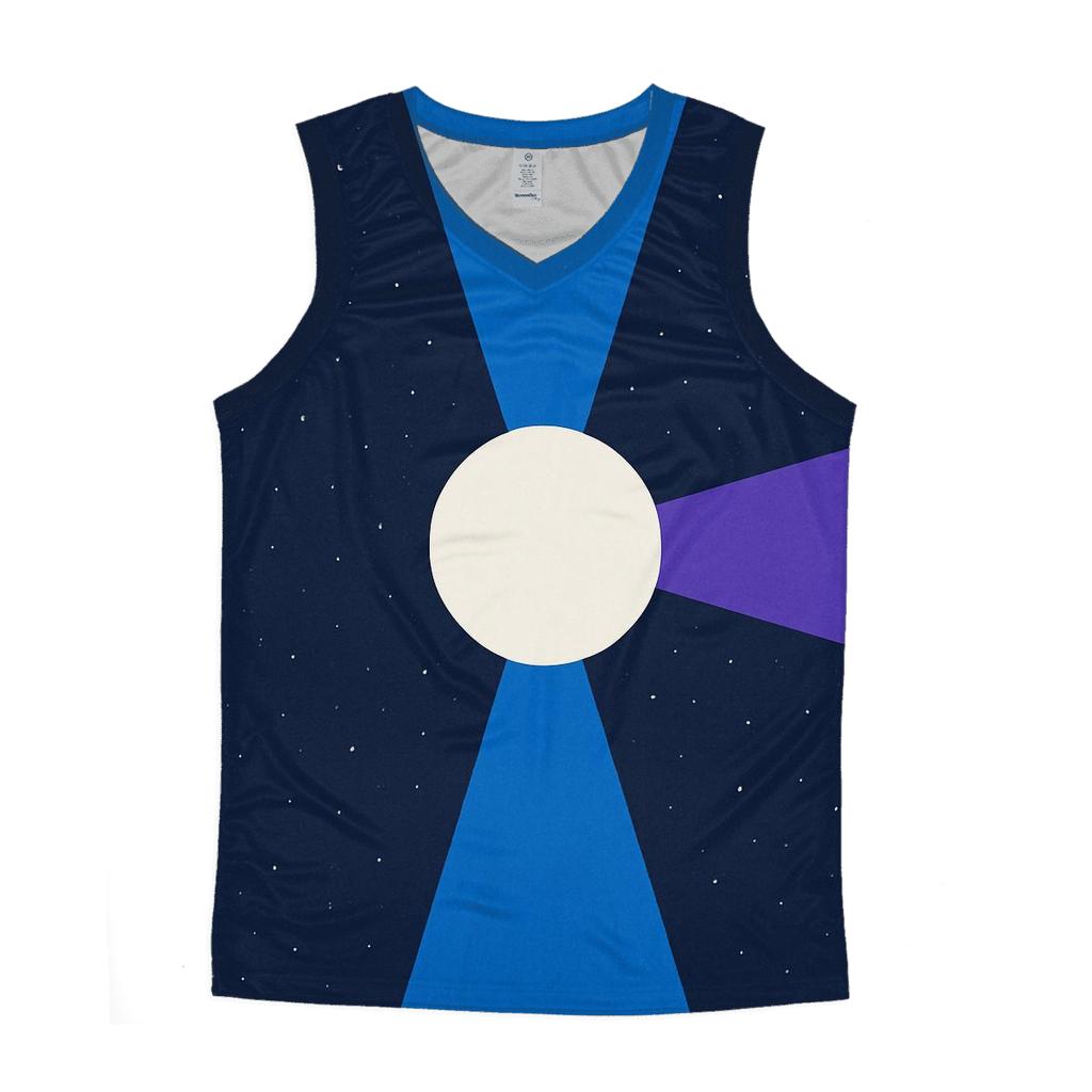 Pulsar Beam Fan Cross graphic print tank tops