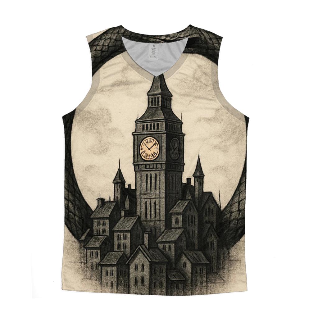 Clocktower City Ouroboros trendy fitted tank tops