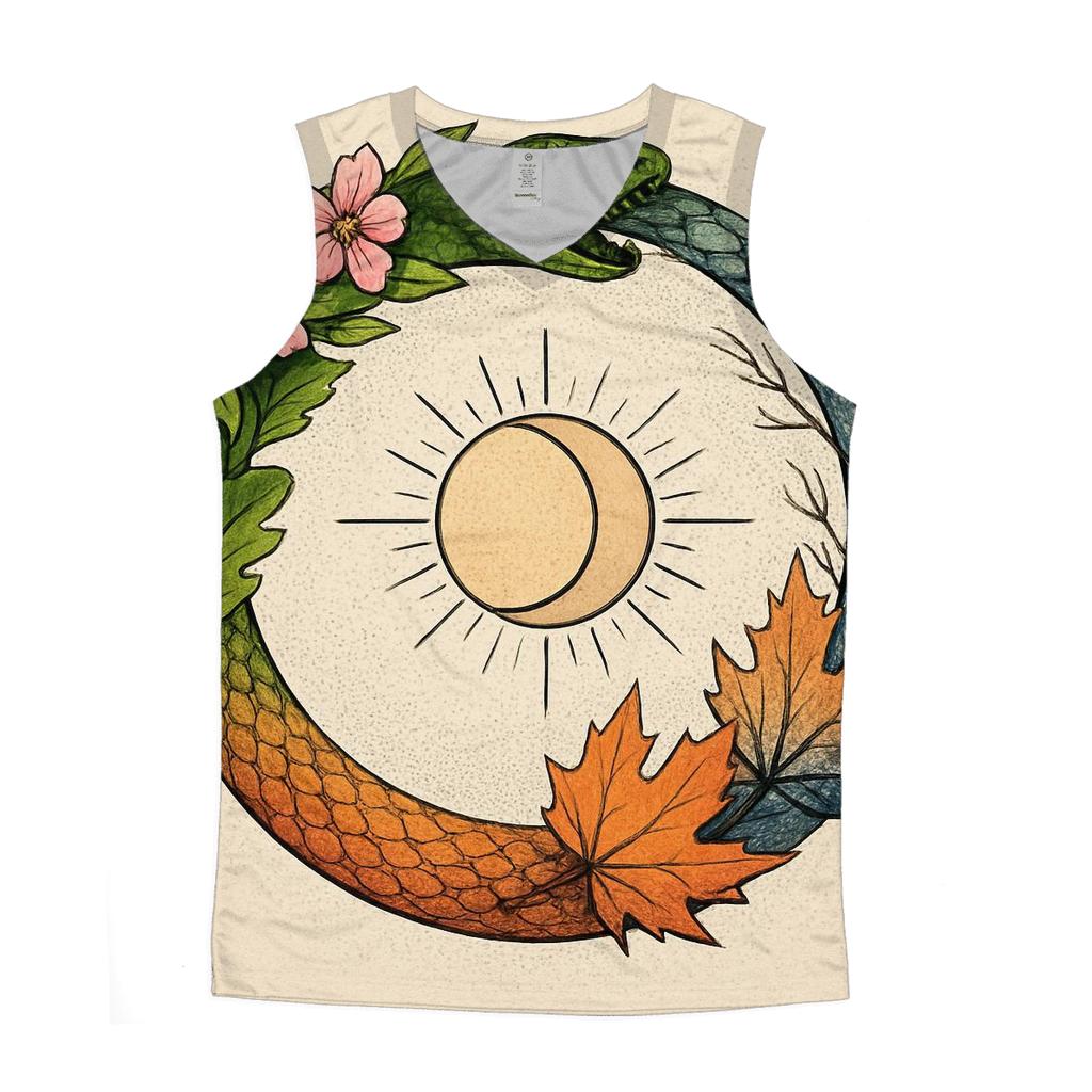 Forest Seasons Ouroboros Ring sports performance tank tops