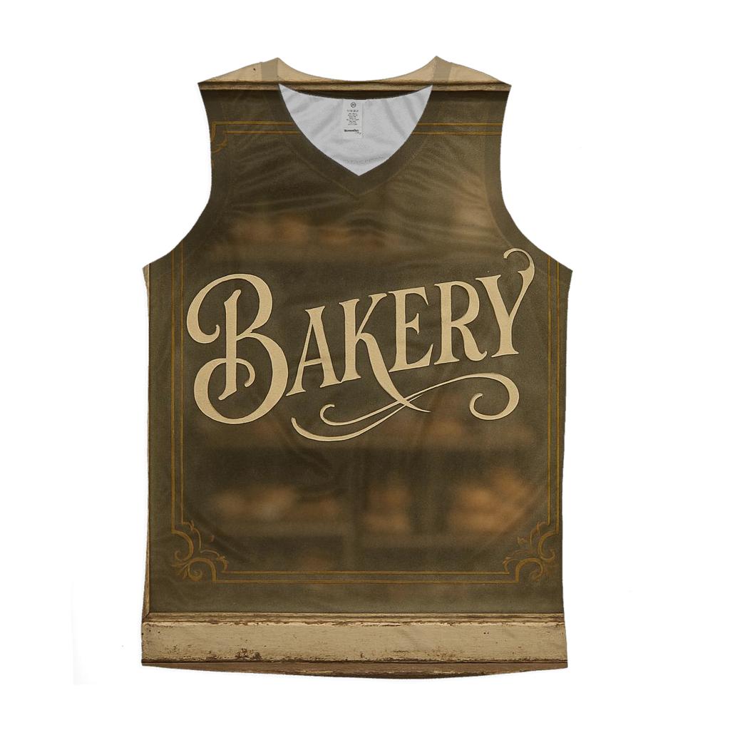 Antique Bakery Window Sign trendy fitted tank tops