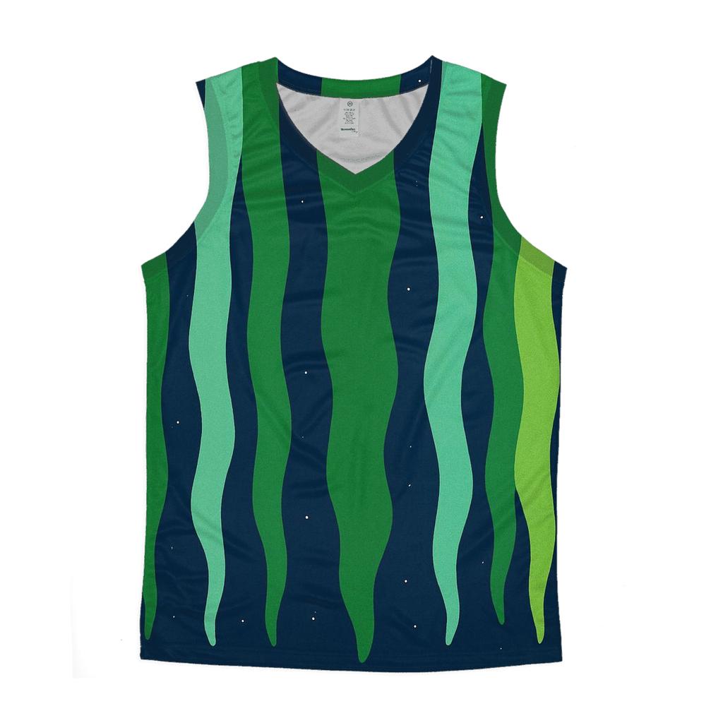 Aurora Curtain Overlap Bands trendy fitted tank tops