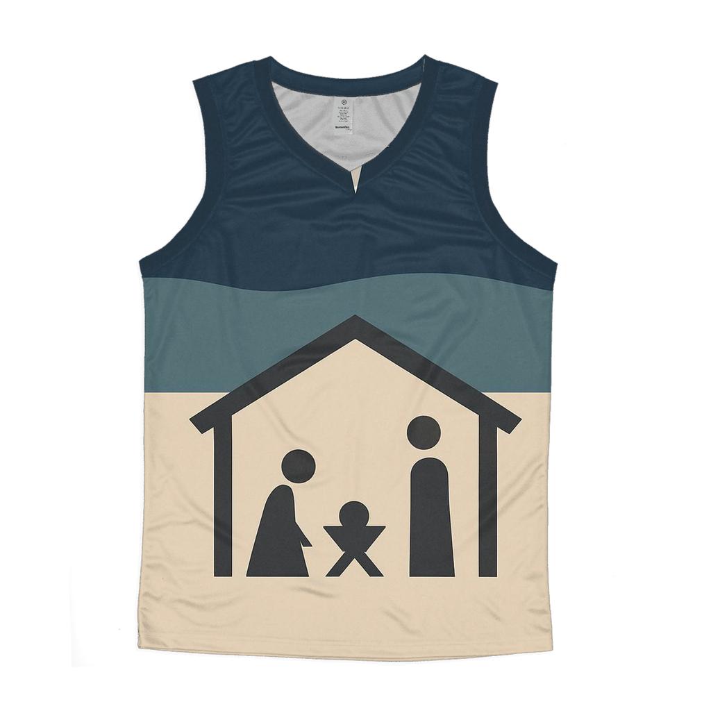 Nativity Silhouette Bands sports performance tank tops