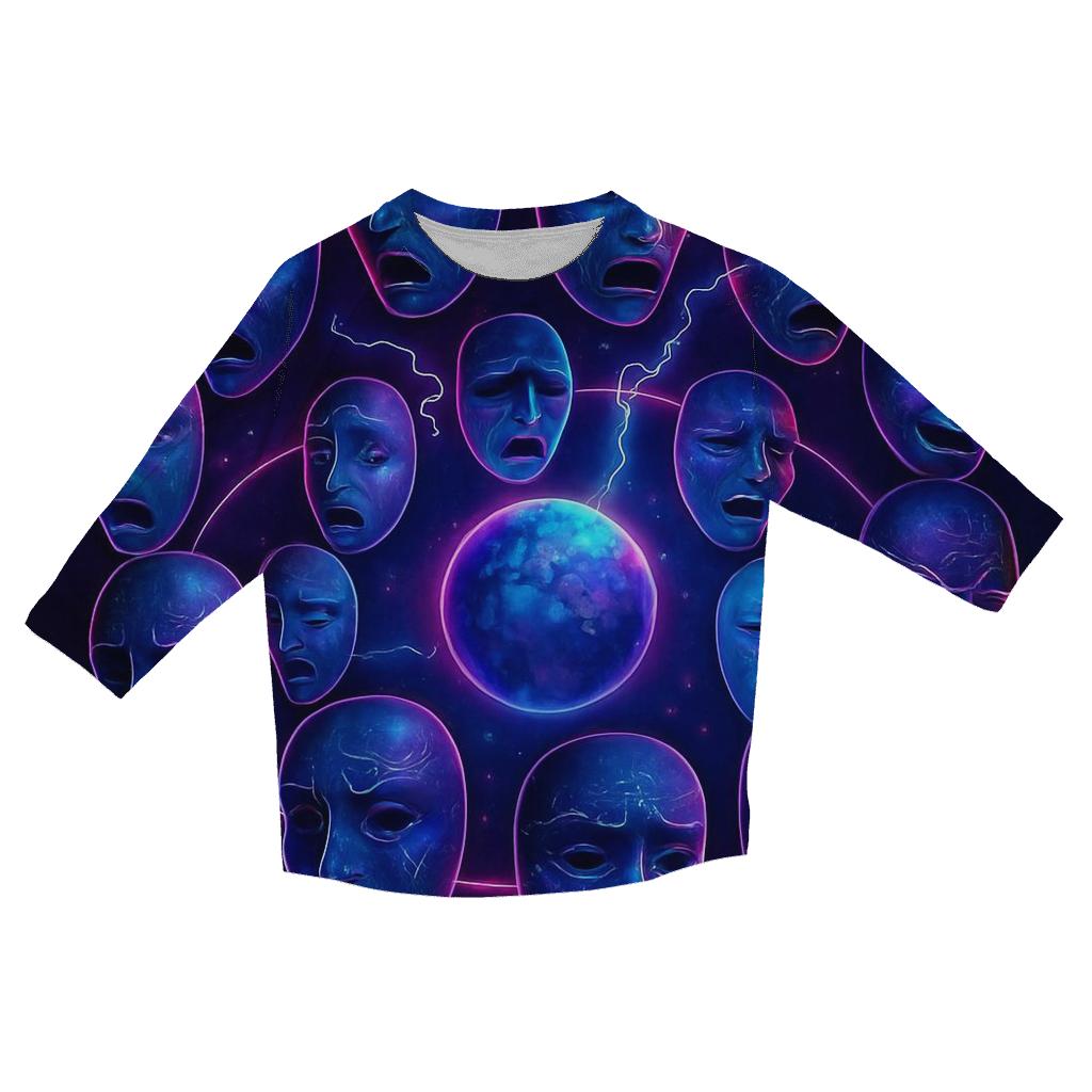 Orbiting Mask Parade custom 3/4 sleeve shirts