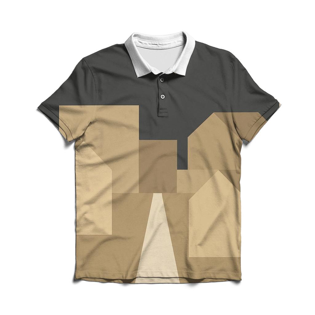 Midnight Bethlehem Geometry casual sports polo shirts