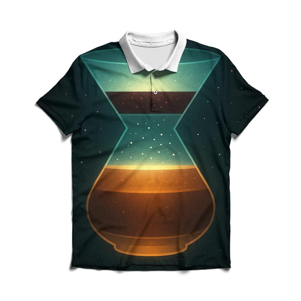 Quantum Brew Layers casual sports polo shirts