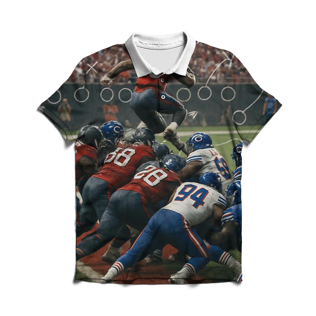 Braves And Cubs Red Zone Siege custom polo shirts