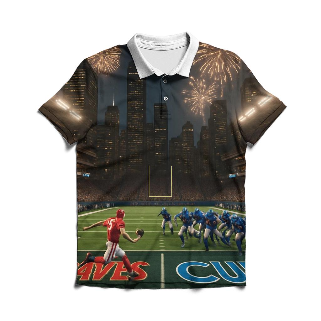 Rivalry Kickoff In A City Stadium Canyon personalized polo shirts