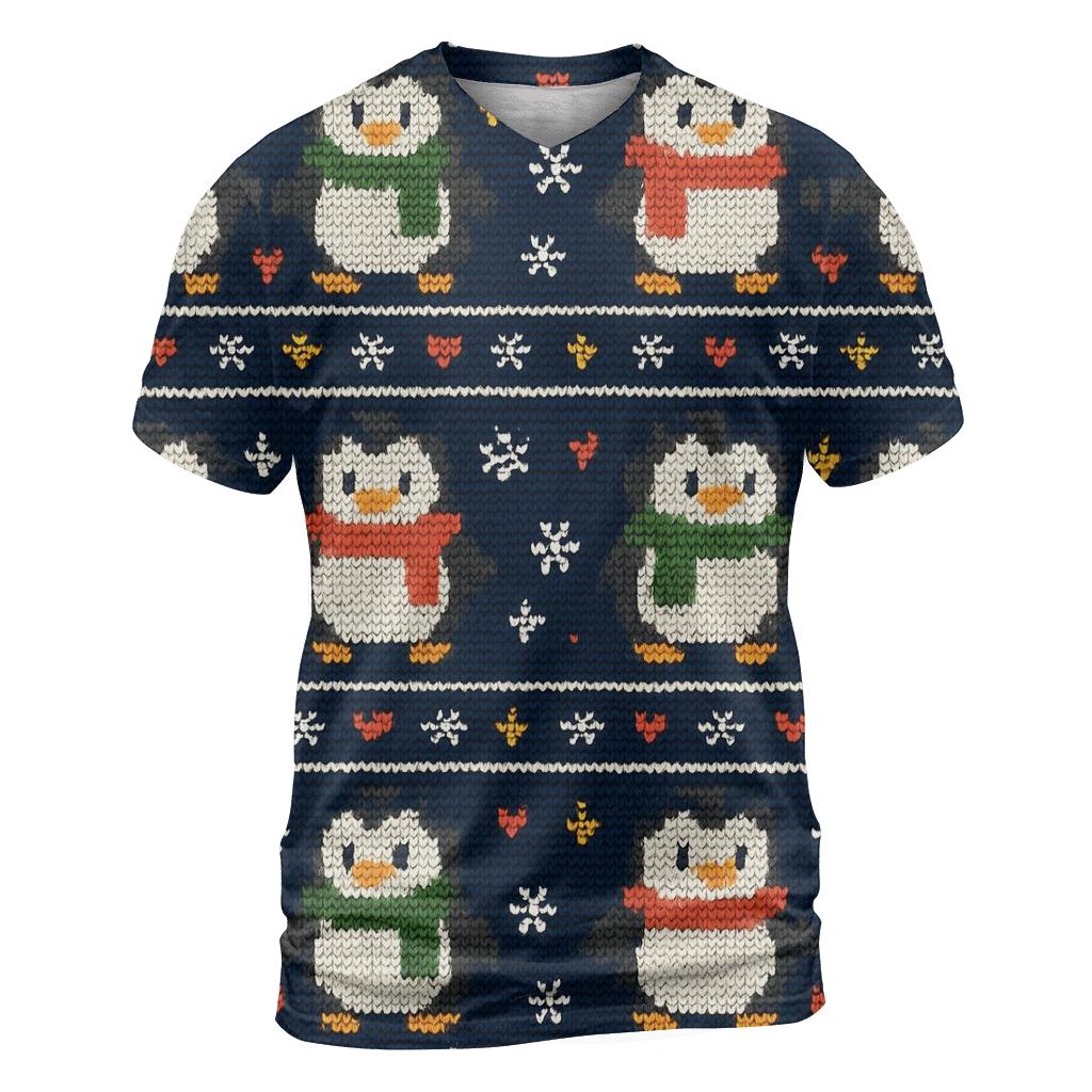Polar Penguin Parade Bands Design trendy printed shirt styles