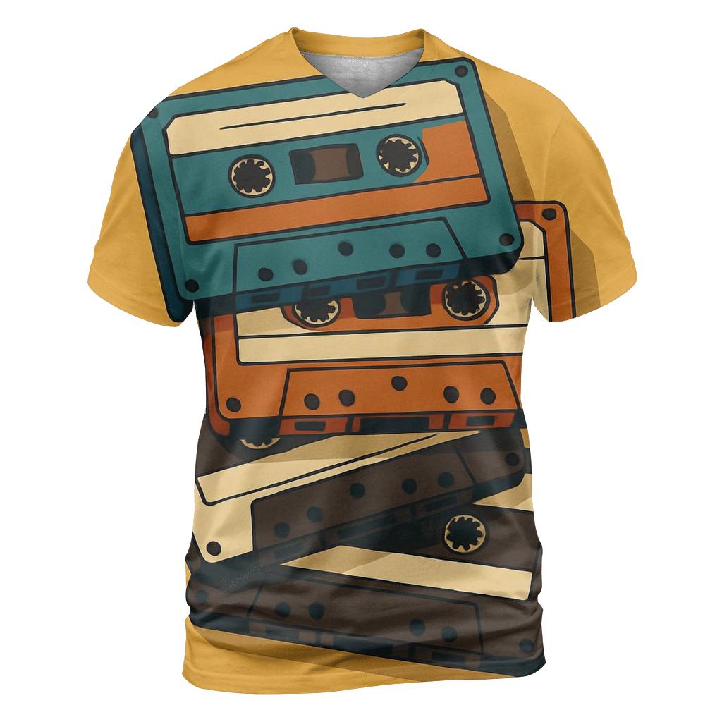 Cassette Mixtape Memories custom all-over print shirts