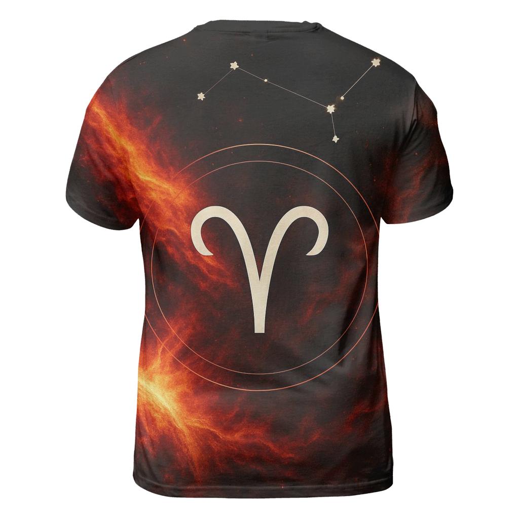 Aries Solar Storm Ram Sigil unique graphic print tees