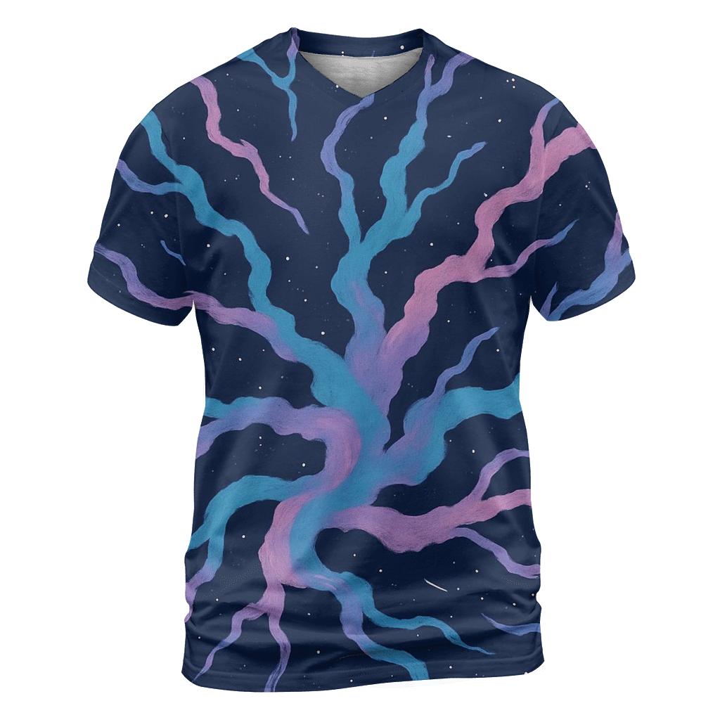 Nebula Filament Tapestry Field statement graphic shirts