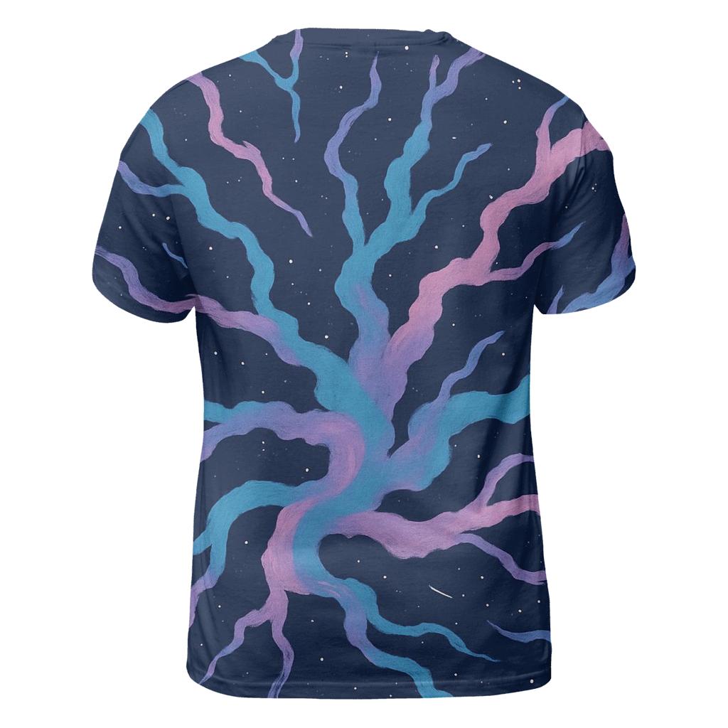Nebula Filament Tapestry Field statement graphic shirts