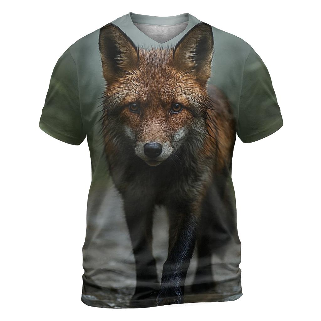 Mist Trail Red Fox custom all-over print shirts