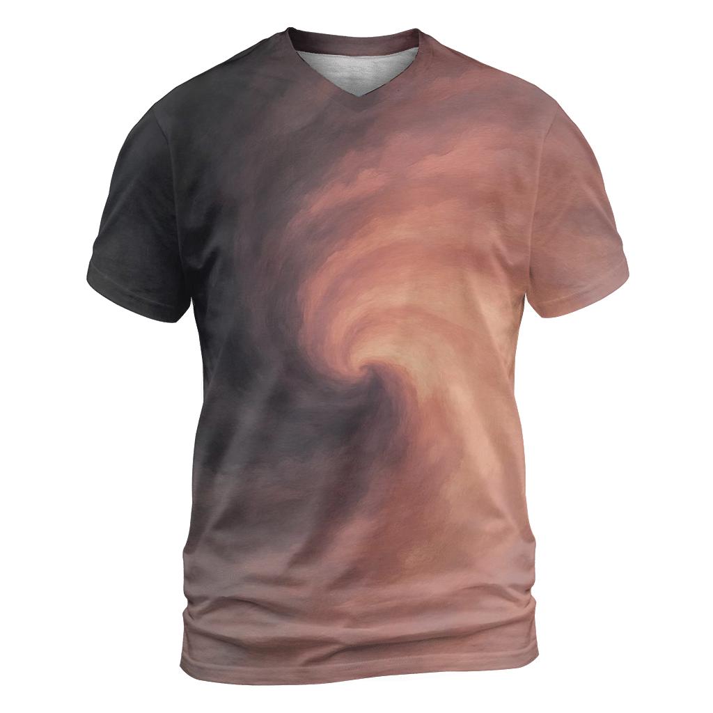 Blush Storm Gradient custom all-over print shirts