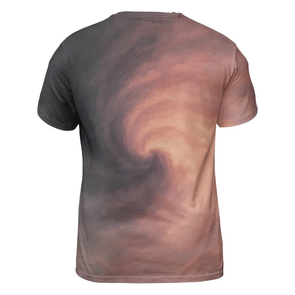 Blush Storm Gradient custom all-over print shirts