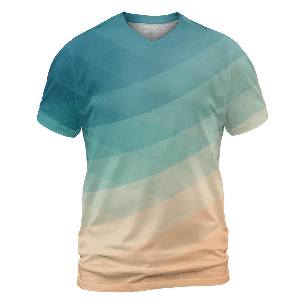 Tidal Prism Gradient custom all-over print shirts