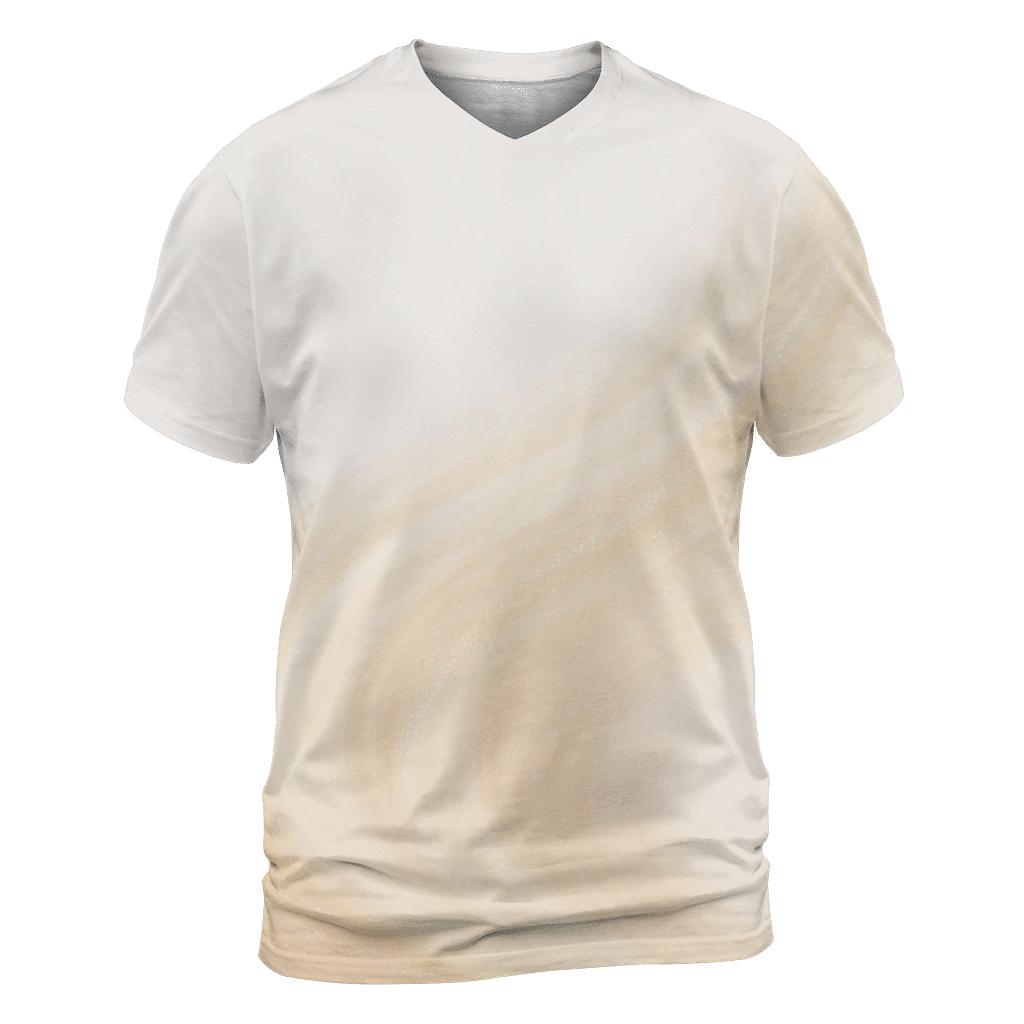 Champagne Aurora Plume statement graphic shirts