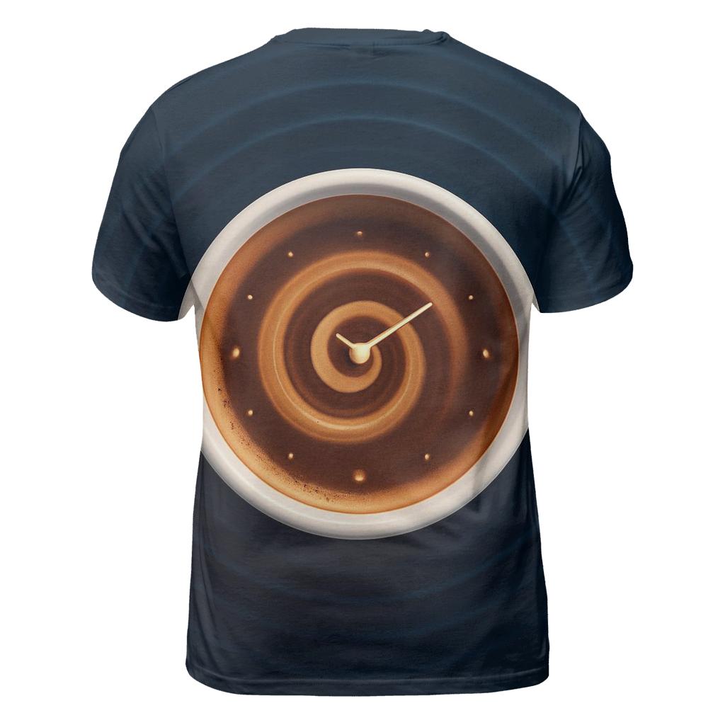 Time Ripple Espresso trendy printed shirt styles