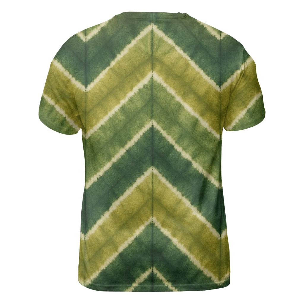 Forest Echo Chevron Accordion designer pattern shirts