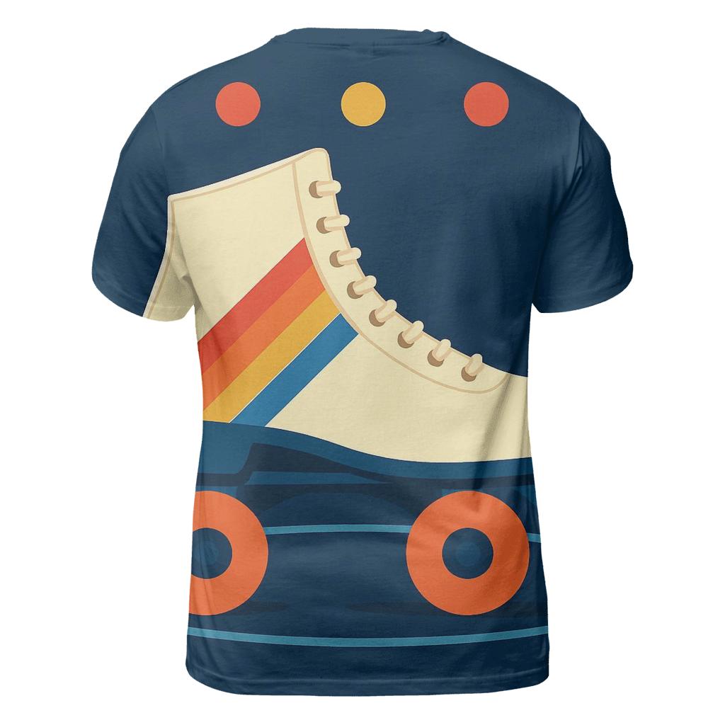 Roller Rink Stripes trendy printed shirt styles
