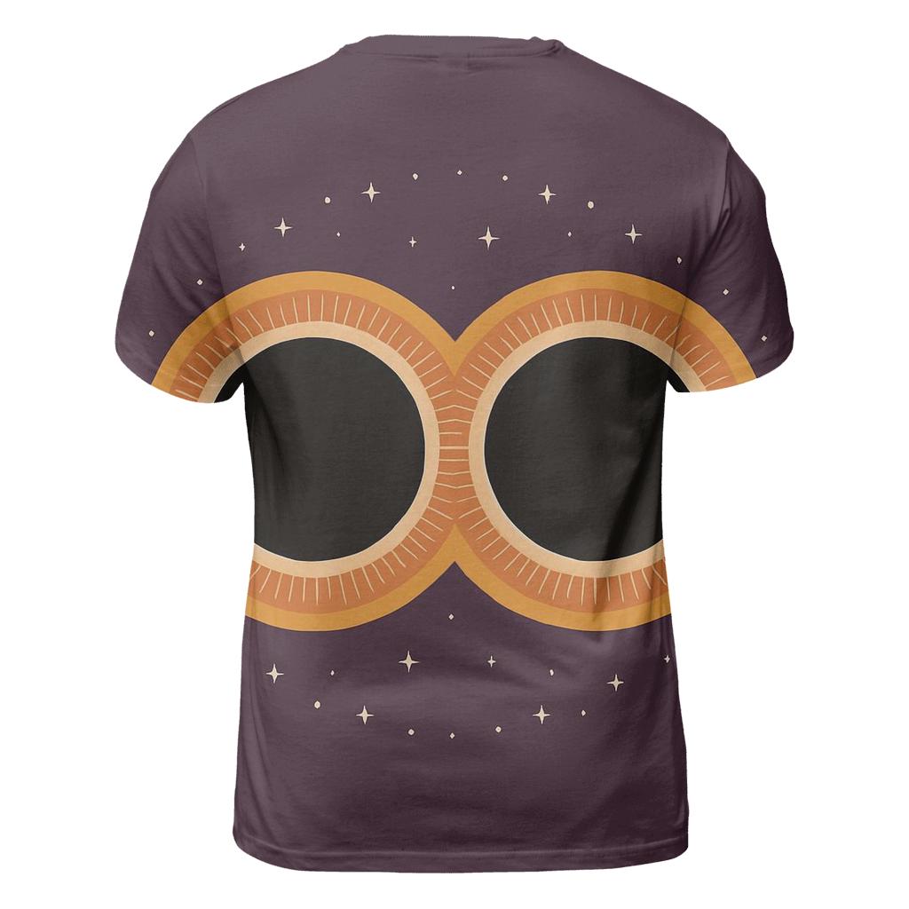 Binary Eclipse Double Corona unique graphic print tees