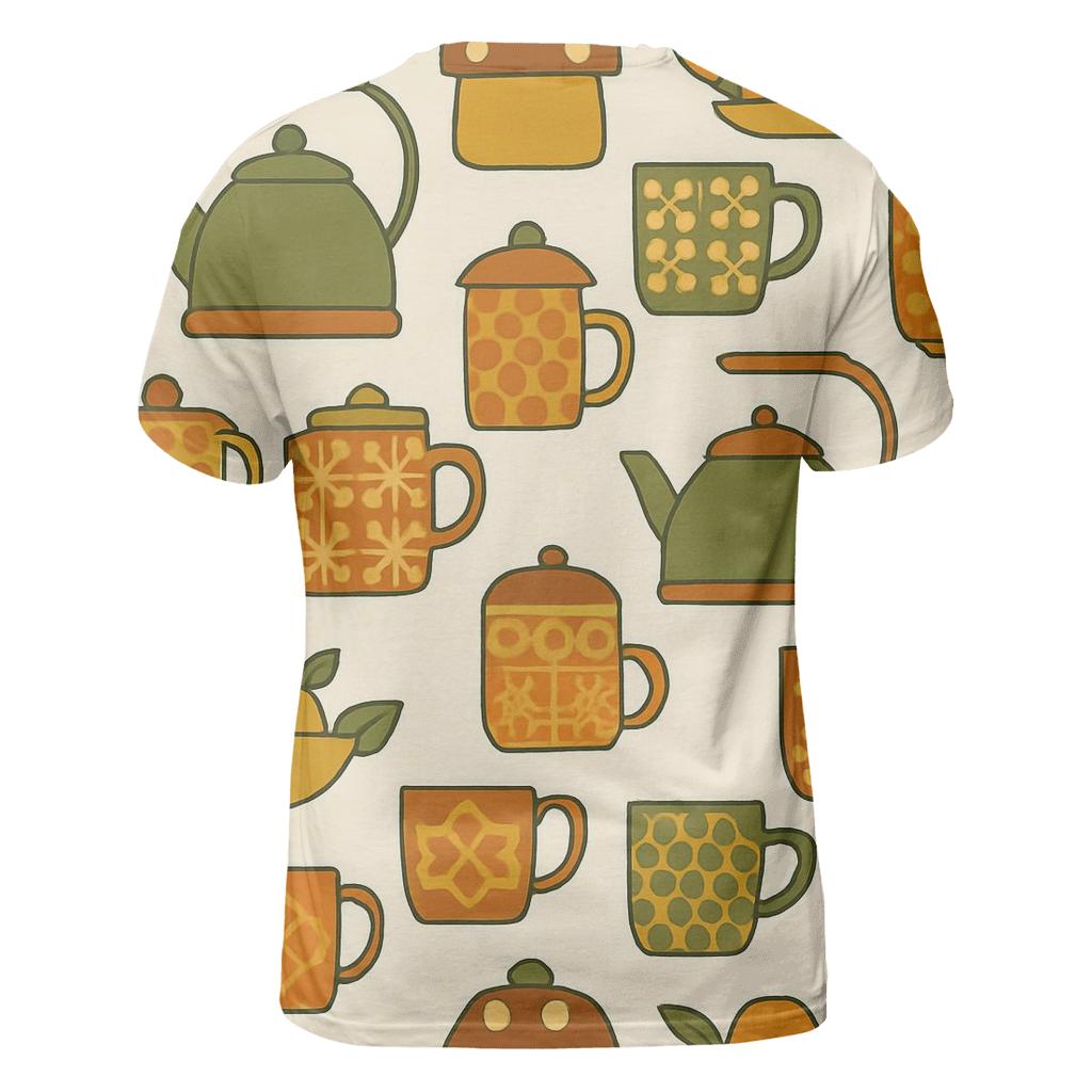 Retro Kitchen Pattern personalized full print shirts