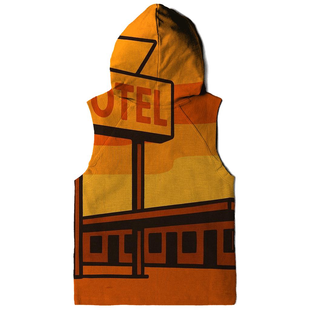 Sunset Motel Signage zip-up hoodies