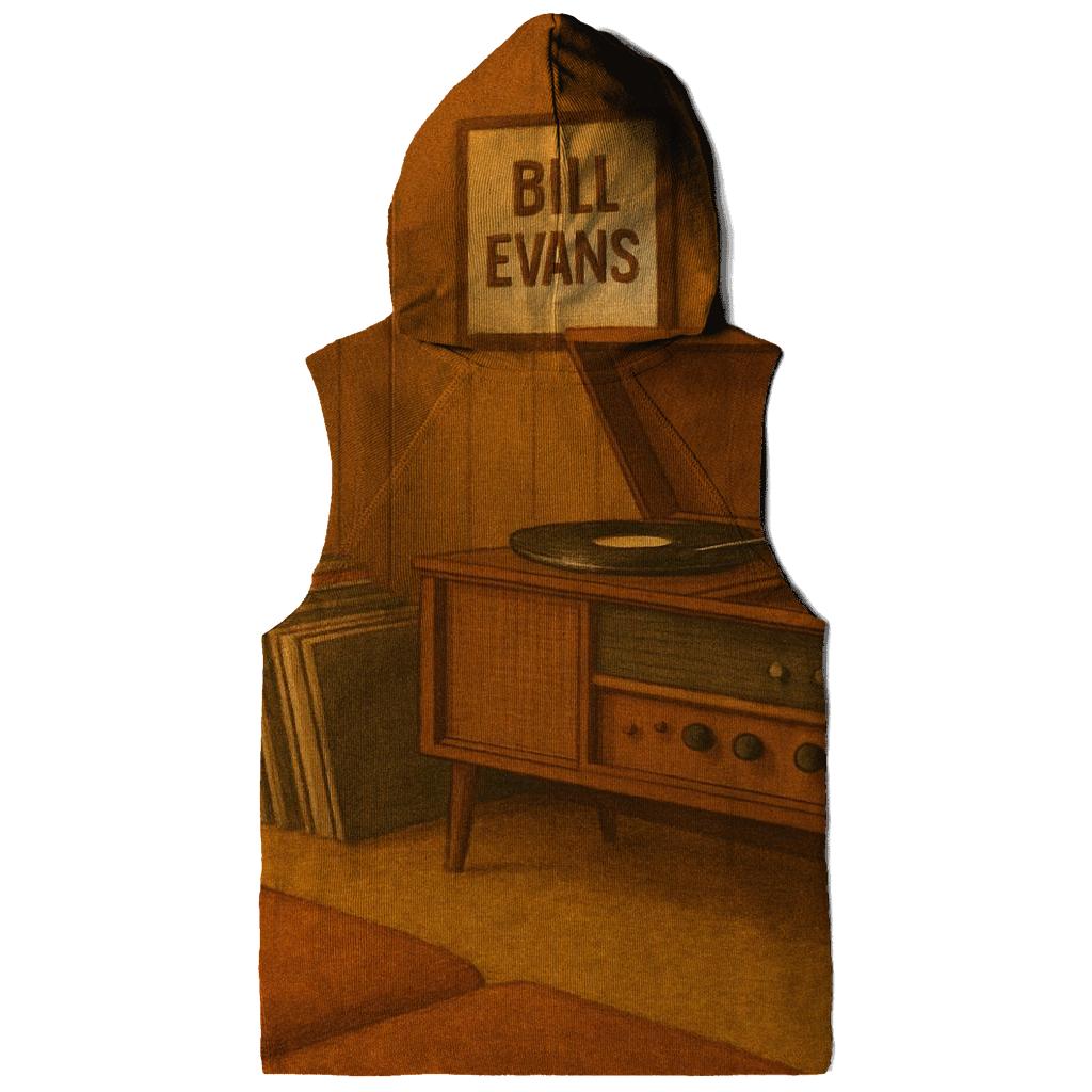 Retro Vinyl Listening Lounge Scene pullover hoodies