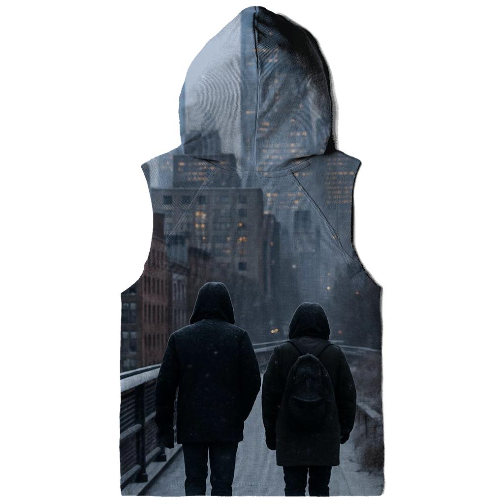 Snow Flurries Over Midtown From The High Line zip-up hoodies