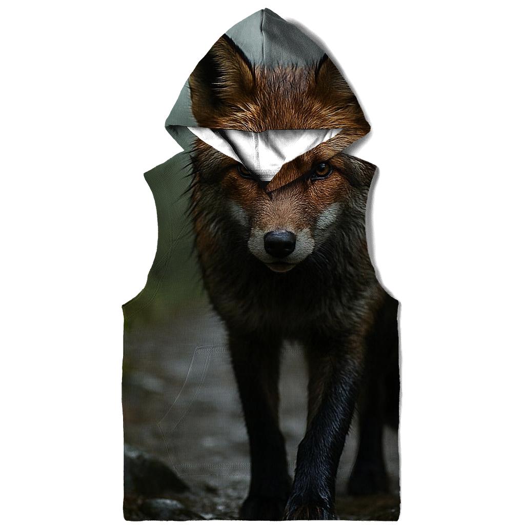 Mist Trail Red Fox embroidered hoodies