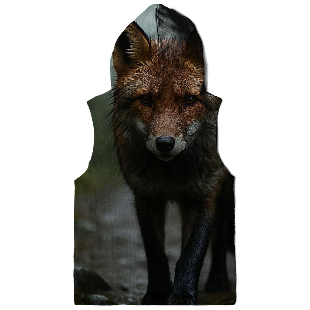 Mist Trail Red Fox embroidered hoodies
