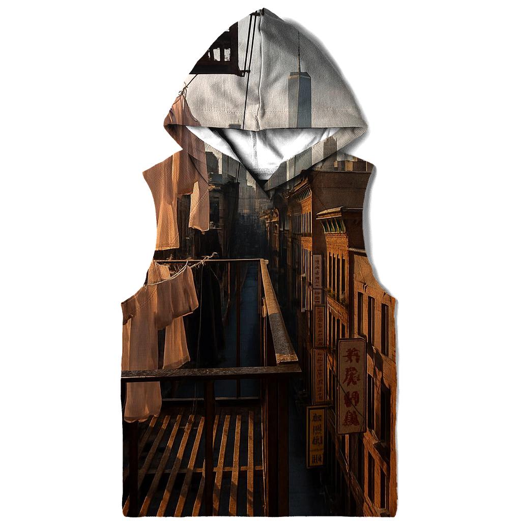 Chinatown Tenement View Toward Downtown pullover hoodies