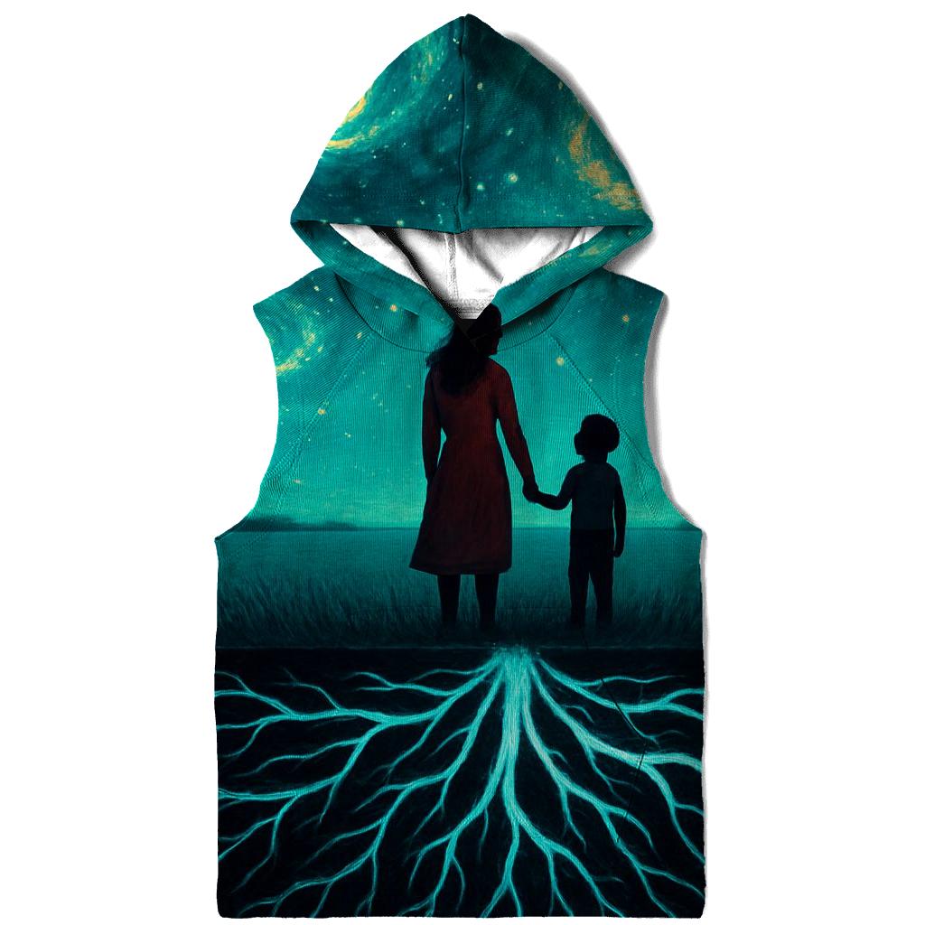 Roots Of Her Heart A Galaxy Beneath Their Feet premium hoodies