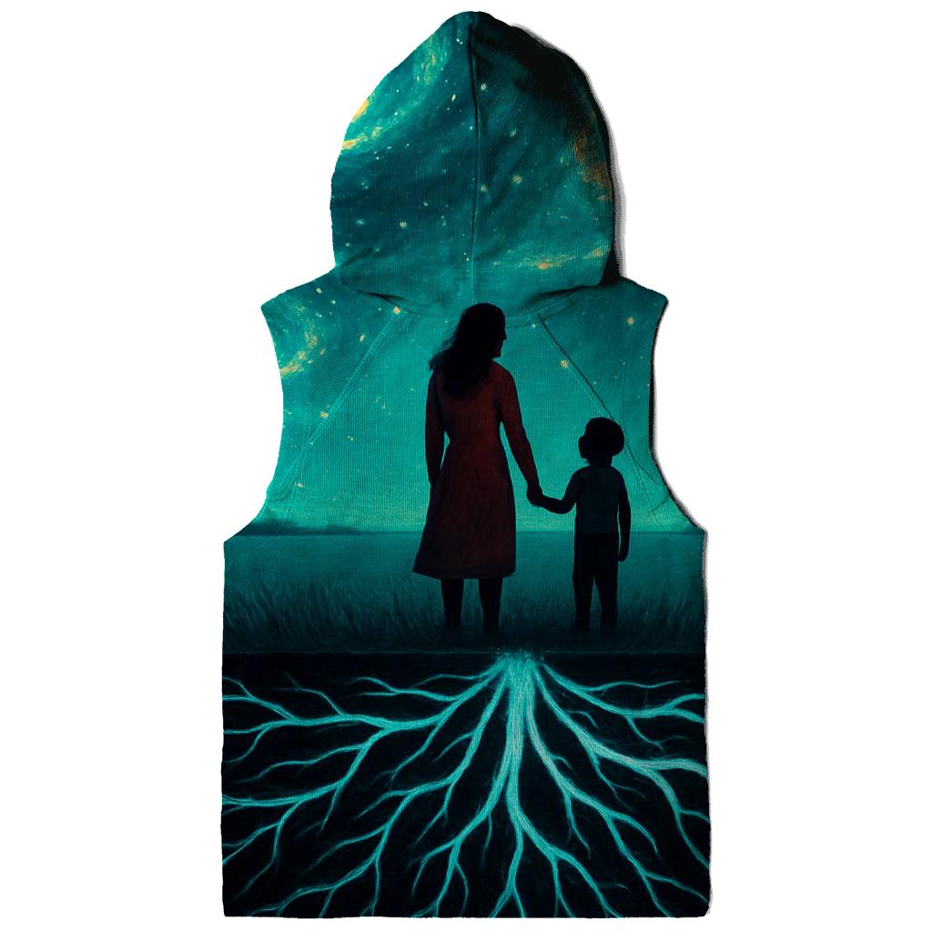 Roots Of Her Heart A Galaxy Beneath Their Feet premium hoodies