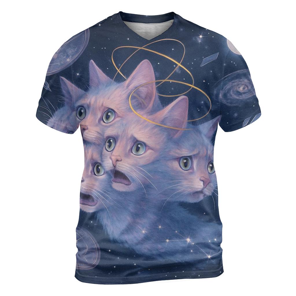 Cat Of Collapsing Timelines custom all-over print shirts