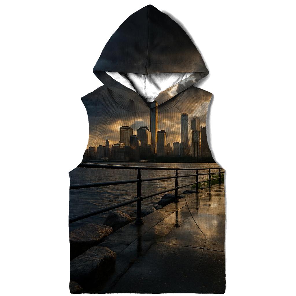 Thunderstorm Clearing Over The Bronx Shoreline designer hoodies