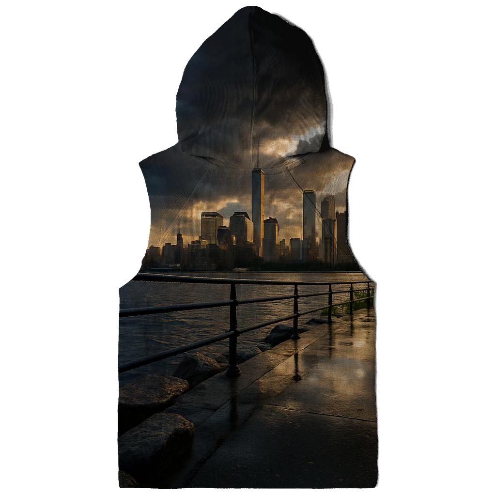 Thunderstorm Clearing Over The Bronx Shoreline designer hoodies