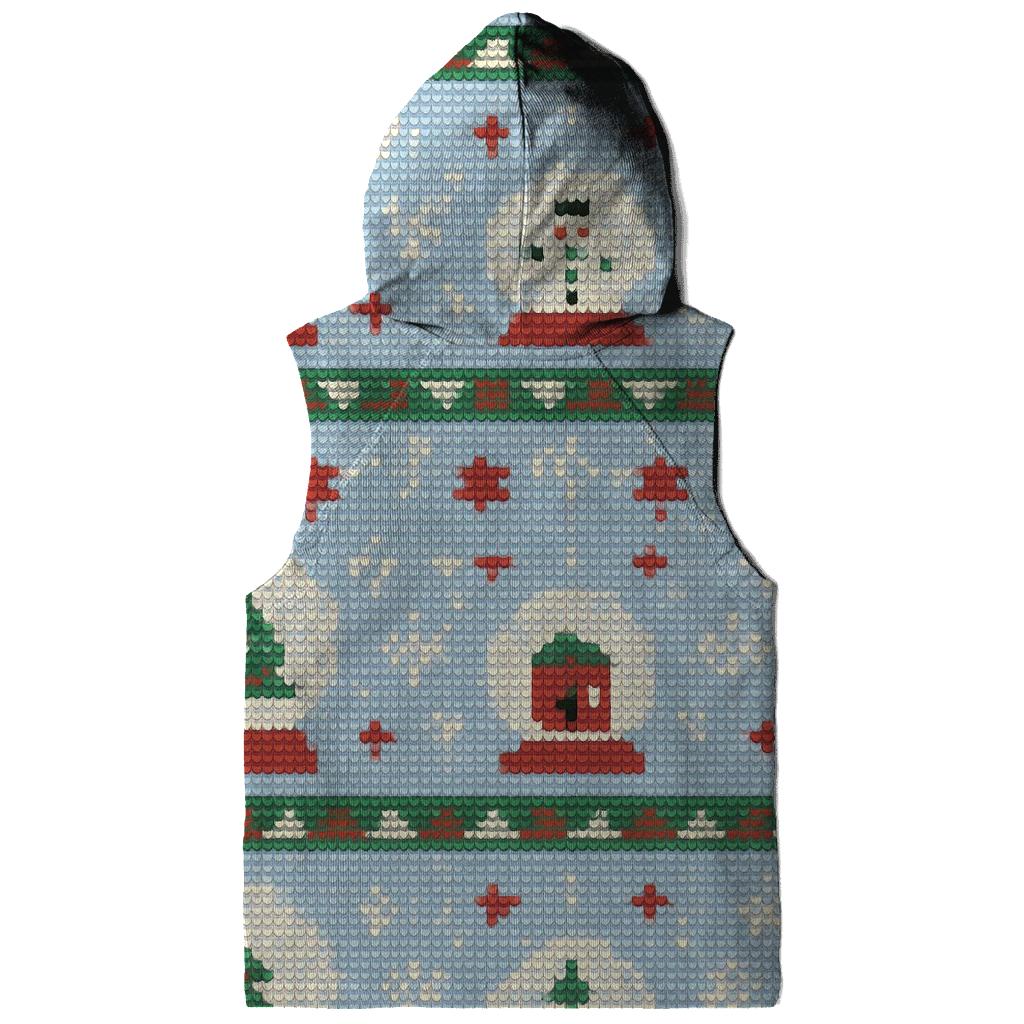 Snow Globe Patchwork Rows Design hoodies fashion