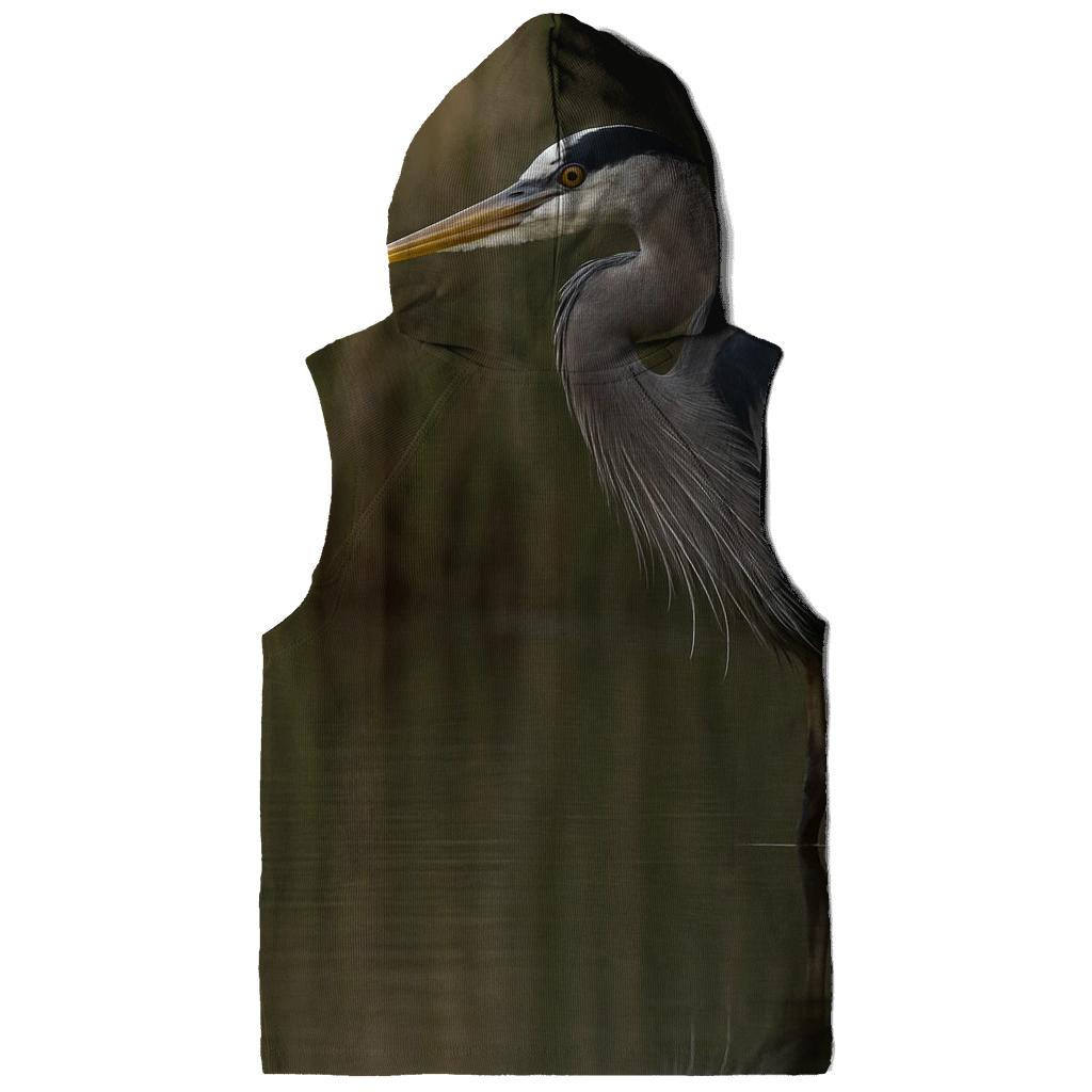 Reed Line Great Blue Heron pullover hoodies