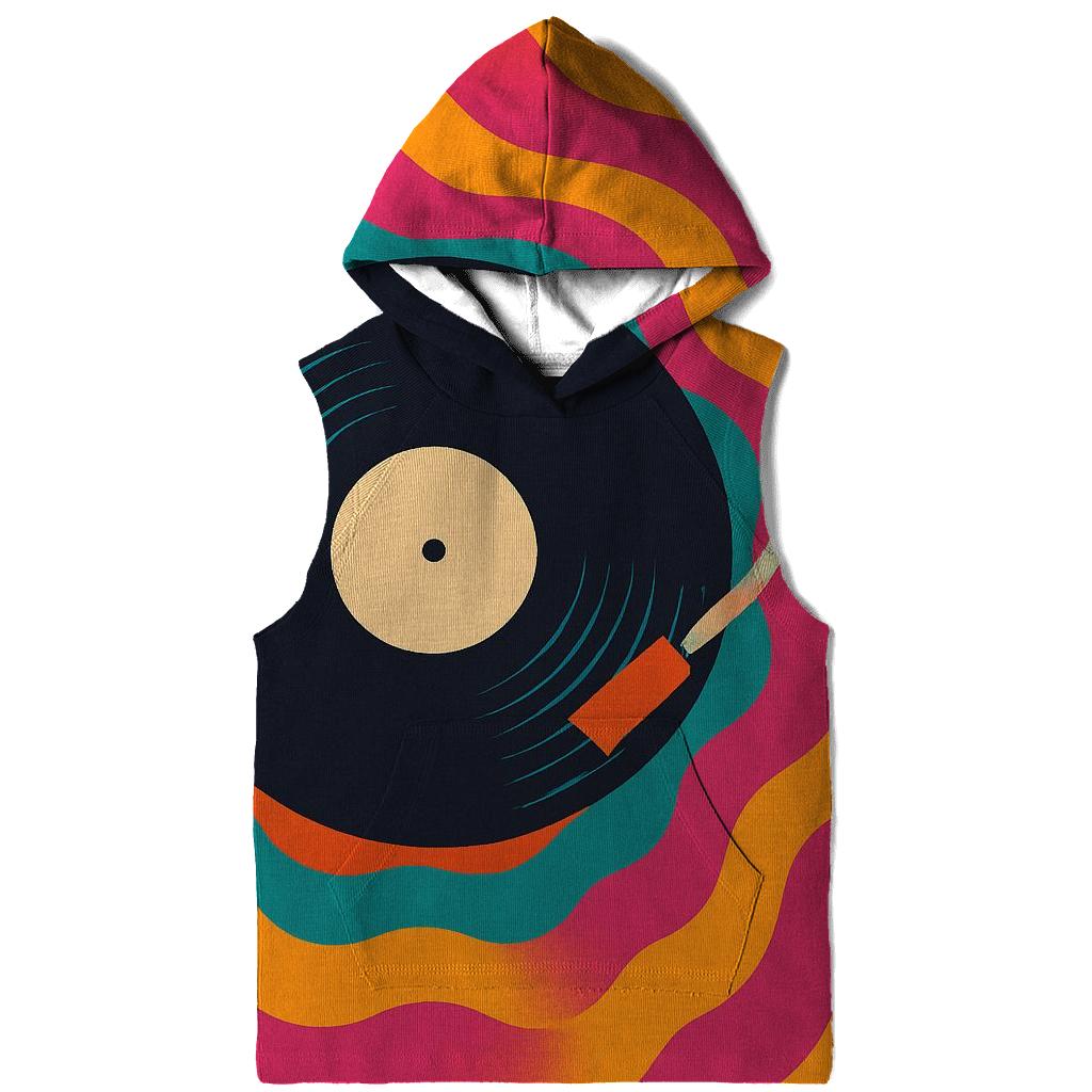Psychedelic Record Spin hoodie styles
