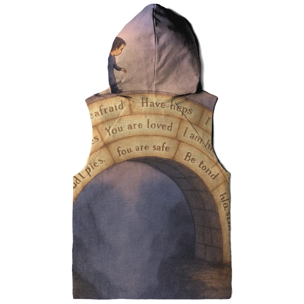 The Bridge Of Her Stories Crossing From Fear To Courage heavyweight hoodies