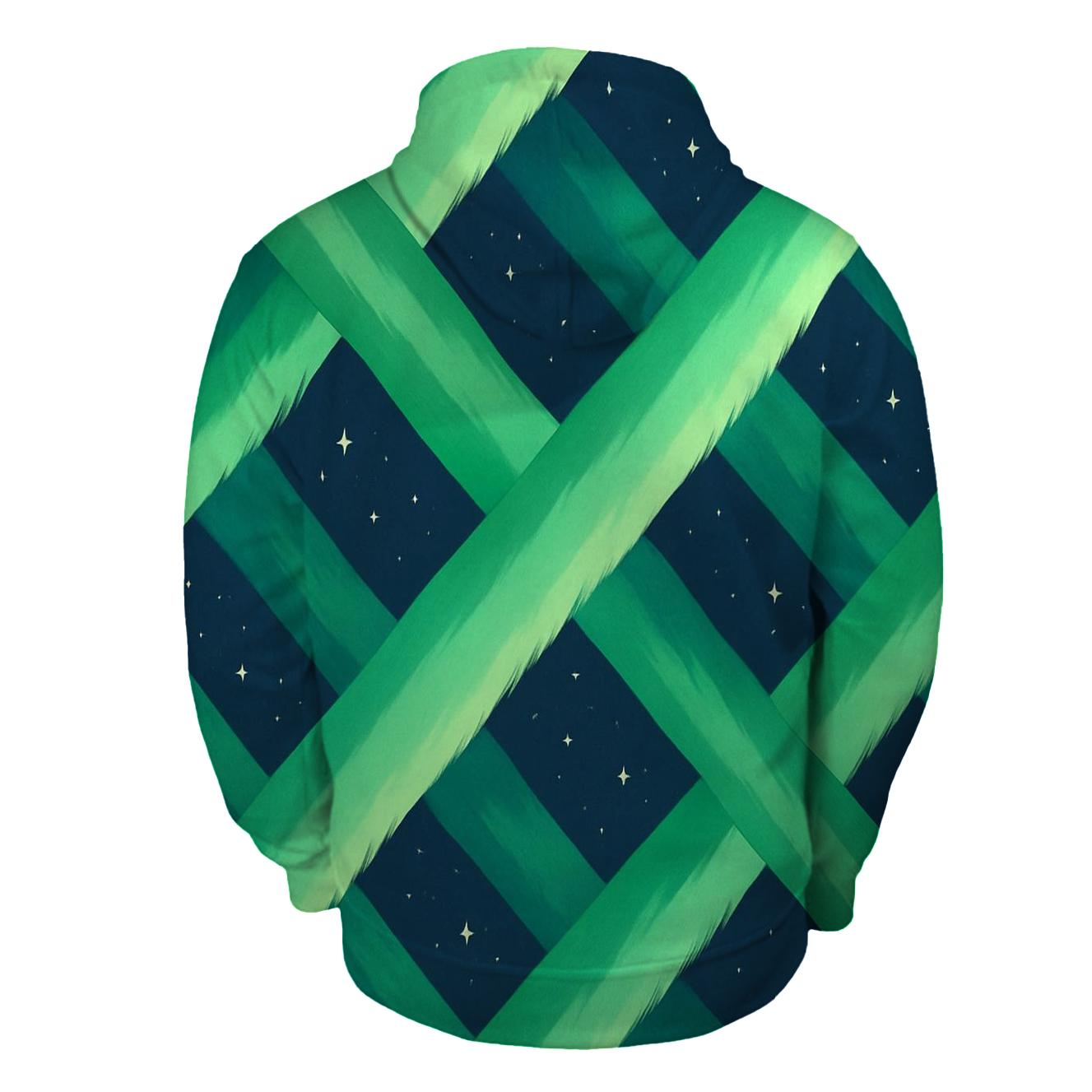 Aurora Ribbon Lattice graphic hoodies