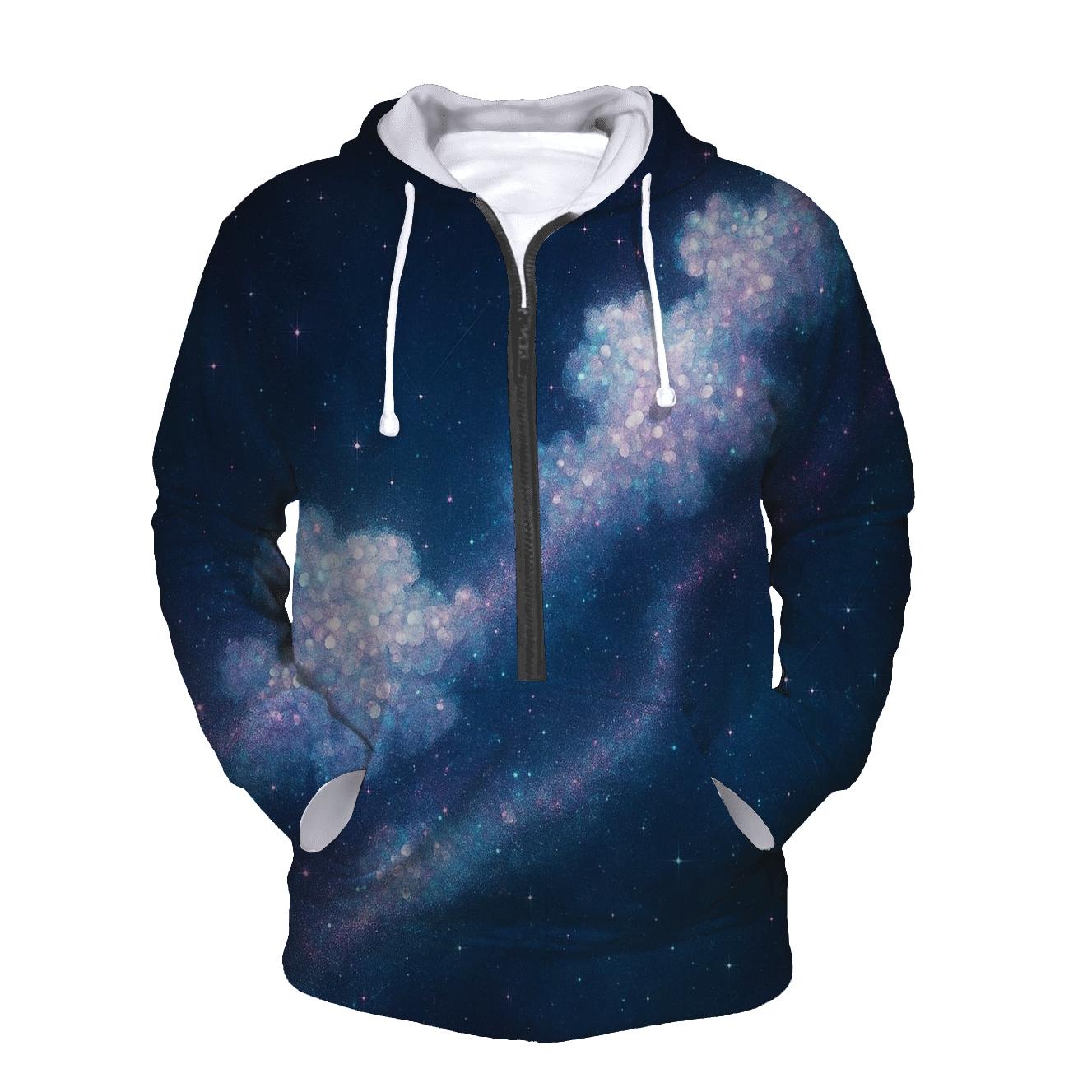 Nebula Sequin Drift designer hoodies